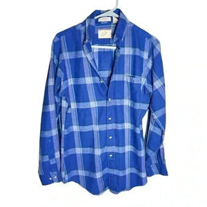 Arnie Shirt Sears Large Long Sleeve Blue Button Down Striped Sz S
Vintage Preppy